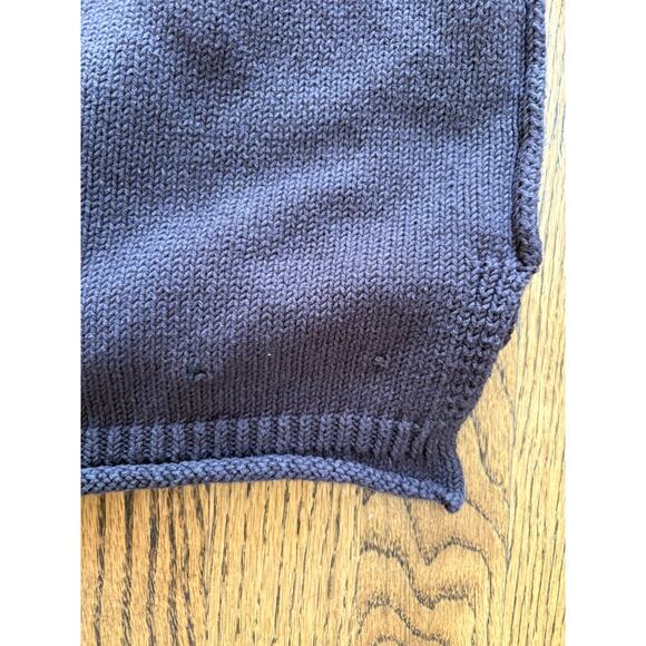 We The Free Free People Ella Roll Neck Knit Sweater Women's Brown L Oversized - Picture 7 of 8